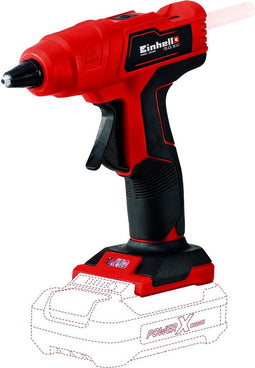 Einhell Accu Lijmpistool TE-CG 18 Li Solo - Power X-Change - 18 V/Li-ion - Gebruiksklaar in 120 seconden - Incl. 5 lijmpatronen + vlak lijmmondstuk - Excl. accu en lader