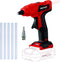 Einhell Accu Lijmpistool TE-CG 18 Li Solo - Power X-Change - 18 V/Li-ion - Gebruiksklaar in 120 seconden - Incl. 5 lijmpatronen + vlak lijmmondstuk - Excl. accu en lader