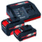 Einhell Accu Power Tool Kit TE-TK 18 Li Kit 18 V/1.5 Ah/3.0 Ah (Accu Boor-/Schroefmachine / Accu Haakse slijper) - Power X-Change