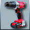Einhell Accu Power Tool Kit TE-TK 18 Li Kit - Power X-Change - 18 V/Li-ion - Accu Klopboormachine/Accu Slagschroefmachine - Incl. 2x 2.0 Ah Accu en lader