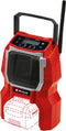 Einhell Accu Radio TE-RA 18 Li BT Solo - Power X-Change- 18V/Li-Ion - 10 W luidspreker - Bluetooth - Automatische zenderzoekfunctie - Verlicht LCD-display - Excl. accu en lader