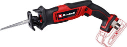Einhell Accu Reciprozaag TE-AP 18/13 Li Solo - Power X-Change - 18 V/Li-ion - 0-3.000 t/min - Slaghoogte: 13 mm - Max. Zaagdiepte (hout/kunststof/metaal): 50/10/4 mm - Incl. 1x zaagblad voor hout en metaal - Excl. accu en lader