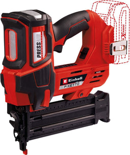 Einhell Accu Spijkerpistool FIXETTO 18/50 N Li Solo - Power X-Change - 18 V/Li-ion - 60 slagen/min - Spijkerlengte max. 50 mm - Enkelvoudig/doorlopend schieten - Incl. 500 spijkers - Excl. accu en lader