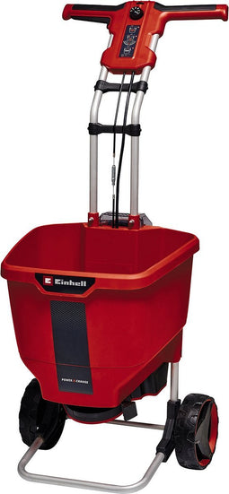 Einhell Accu Strooiwagen GE-SR 18/22 Li Solo - Power X-Change - 18 V/Li-ion - 22 L - 6-traps toerentalregeling - 6-traps-strooiregeling - Excl. Accu en lader