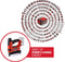 Einhell Accu Tacker TE-CN 18 Li Solo - Power X-Change - 18 V/Li-Ion - Max. 20 schoten per minuut - Incl. 300 spijkers - Incl. 300 nieten - Excl. Accu en oplader