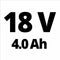 Einhell Accu Universele Blazer GE-UB 18/250 Li E Kit - Power X-Change - 18 V/Li-ion - Blaassnelheid: 250 km/h - 3-delige buis - Elektr. snelheidsregeling met LED-indicatie - Incl. 4.0 Ah Accu en lader