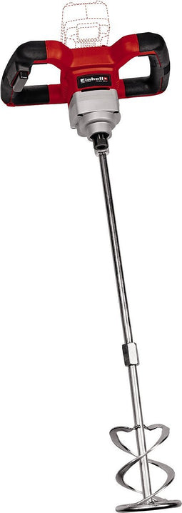 Einhell Accu Verf-/Mortelmenger TE-MX 18 Li Solo - Power X-Change - 18 V/Li-Ion - Variabele snelheid tot 620 t/min - M14 aansluiting - Incl. mengstaaf voor mortel - Excl. accu en lader