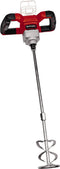 Einhell Accu Verf-/Mortelmenger TE-MX 18 Li Solo - Power X-Change - 18 V/Li-Ion - Variabele snelheid tot 620 t/min - M14 aansluiting - Incl. mengstaaf voor mortel - Excl. accu en lader