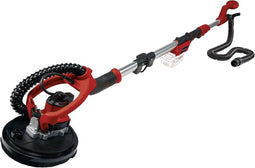 Einhell Accu Wand-/Plafondschuurmachine TP-DW 18/225 Li Solo - Power X-Change - 18 V/Li-ion - Ø225 mm - Incl. 6x schuurschijf, 1x schuurgaas, telescoopsteel, stofzak met draagriem en opbergkoffer - Excl. accu en lader