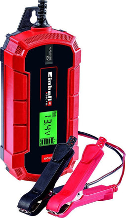 Einhell Acculader CE-BC 4 M - Laadvoltage: 12 V - Max. Laadstroom: 4 A - Accu's van min. 3 tot max. 120 Ah - Druppellaadfunctie - Geschikt voor Gel, AGM, Onderhoudsvrije loodzuur accu's