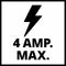Einhell Acculader CE-BC 4 M - Laadvoltage: 12 V - Max. Laadstroom: 4 A - Accu's van min. 3 tot max. 120 Ah - Druppellaadfunctie - Geschikt voor Gel, AGM, Onderhoudsvrije loodzuur accu's
