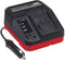 Einhell Autolader - Power X-Change - 12 V - Laadstroom: 3A - Beschermingselektronica voor de autoaccu - Geschikt voor alle Power X-Change Accu's