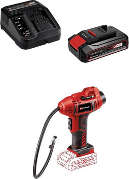 Einhell CE-CC 18 Li (2,5 Ah) Power X-Change Accucompressor 11 bar Incl. 1 accu, Digitaal display, Automatische afschake
