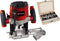 Einhell Elektrische Bovenfrees TC-RO 1155 Kit - 1100 W - 6 en 8 mm spantang - Snelheidsregeling - Incl. 15 frezen