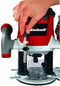 Einhell Elektrische Bovenfrees TE-RO 1255 E - 1200 W - 6 en 8 mm spantang - Snelheidsregeling - Incl. toebehoren