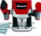Einhell Elektrische Bovenfrees TE-RO 1255 E - 1200 W - 6 en 8 mm spantang - Snelheidsregeling - Incl. toebehoren
