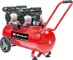 Einhell Elektrische Compressor TE-AC 50 Silent - 1500 W - 8 bar - 50 L tank - Aanzuigcapaciteit: 270 l/min - 54 dB (Stiller dan normale compressoren) - Olievrij