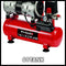 Einhell Elektrische Compressor TE-AC 6 Silent - 550 W - 8 bar - 6 L tank - Aanzuigcapaciteit: 110 l/min - 57 dB (Stiller dan normale compressoren) - Olievrij