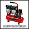 Einhell Elektrische Compressor TE-AC 6 Silent - 550 W - 8 bar - 6 L tank - Aanzuigcapaciteit: 110 l/min - 57 dB (Stiller dan normale compressoren) - Olievrij