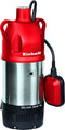 Einhell Elektrische Diepte-/ Dompelpomp GC-PP 900 N - 900 W - 6000 l/u - Max. Dompeldiepte: 7m - Max. opvoerhoogte: 32m - RVS behuizing - Traploos in hoogte verstelbare vlotterschakelaar