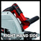 Einhell Elektrische Invalzaag TE-PS 165 - 1200 W - 5.200 t/min - Ø165 - Max. zaagdiepte bij 90°/45°: 55/42 mm - Incl. 1x Zaagblad (Ø165x20 mm/48 T)
