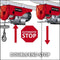 Einhell Elektrische Kabeltakel TC-EH 250 - 500 W - 125 kg op 11,5 m - 250 kg op 5,7 m (met katrol) - Noodstop - Automatische rem - Incl. katrol