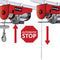 Einhell Elektrische Kabeltakel TC-EH 500 - 800 W - 250 kg op 11,5 m - 500 kg op 5,7 m (met katrol) - Noodstop - Automatische rem - Incl. katrol