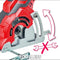 Einhell Elektrische Mini Handcirkelzaag TC-CS 89 - 600 W - Ø89 mm - Maximale zaagdiepte: 27 mm