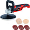 Einhell Elektrische Polijst-/ Schuurmachine CC-PO 1100/1E - 1.100 W - Ø 180 mm - Incl 9 accessoires