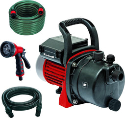 Einhell Elektrische Tuinpomp GC-GP 6538 Set/I - 650 W - 3800 l/u - 3,6 bar - Max. opvoerhoogte: 36 m - Max. Zuighoogte: 8 m - Incl. 4 m zuigslang, 20 m tuinslang en een sproeikop