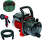 Einhell Elektrische Tuinpomp GC-GP 6538 Set/I - 650 W - 3800 l/u - 3,6 bar - Max. opvoerhoogte: 36 m - Max. Zuighoogte: 8 m - Incl. 4 m zuigslang, 20 m tuinslang en een sproeikop