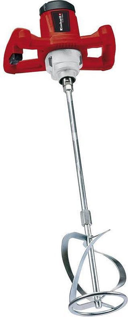 Einhell Elektrische Verf-/Mortelmenger TC-MX 1200 E - 1200 W - 0-680 t/min regelbaar - Incl. mengstaaf voor mortel