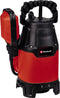 Einhell Elektrische Vuilwaterpomp GC-DP 3325 - 330 W - 9.500 l/u - Vuil tot Ø25 mm - Max. opvoerhoogte: 6 m - Incl. universele slangaansluiting