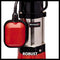 Einhell Elektrische Vuilwaterpomp GC-DP 5010 G - 500 W - 12000 l/u - Vuil tot Ø10 mm - Traploos instelbare vlotterschakelaar - Incl. universele slangaansluiting
