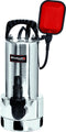 Einhell Elektrische Vuilwaterpomp GC-DP 9035 N - 900 W - 18000 l/u - Vuil tot Ø35 mm - Traploos instelbare vlotterschakelaar - RVS pomphuis