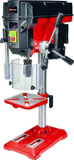 Einhell Kolomboormachine TE-BD 550 E - 550 W - 450-2.500 t/min - B16 - Snelspanboorkop: Ø1-13 mm - Max. Boordiepte: 60 mm - Boortafel: 170x170 mm - Boortafel is kantelbaar, draaibaar en in hoogte verstelbaar