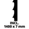 Einhell Lintzaag TC-SB 200/1 - 250 W - 1400 t/min - Uitlading: 200 mm - Zaaglint: 1400x6,4 mm - Aantal tanden: 6/25 mm - Zaaghoogte: 90°/45°: 80/45 mm - Afzuigadapter: Ø36 mm - Incl. Parallelaanslag en Duwstok