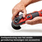 Einhell Professional Accu Multitool TP-MG 18 Li BL Solo - Power X-Change - 18 V/Li-ion - Incl. 9x schuurpapier en 4 verschillende zaagbladen - Excl. accu en lader