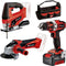 Einhell TE-TK 18/3 Li Kit JS+CD+AG Power X-Change 4257241 Gereedschapsset Doe-het-zelver In tas