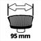 Einhell ULTRA Borstel 95/25 - 1 stuk - Diameter borstel: 95 mm - Dikte borstel: 25 mm - Geschikt voor Picobella 18/90 Li Solo