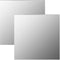 vidaXL - Wandspiegels - 2 - st - vierkant - 40x40 - cm - glas