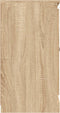 vidaXL - Dressoir - 70x35,5x67,5 - cm - bewerkt - hout - sonoma - eikenkleurig