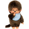 Aap Pluche - BANDAI - Monchhichi Slab Hemelsblauw - 20 cm