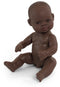 Miniland Babypop Afrikaans Jongen 32 Cm Bruin