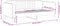 vidaXL - Slaapbank - 80x200 - cm - fluweel - lichtgrijs
