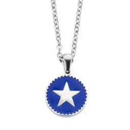 Hanger Dames CO88 Collection 8CN-26049 Zilverkleurig Blauw