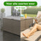 Lifetime Garden Tuinkussenbox 420L - Opbergbox Tuin - 117,3 x 65,3 x 54,8 cm - Taupe