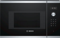 Bosch BEL524MS0 - Ingebouwde magnetron - 20L - 800W - Grill 1000W - Roestvrij staal