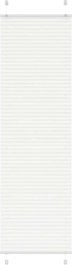 vidaXL - Plissé - rolgordijn - 55x200 - cm - stofbreedte - 54,4 - cm - polyester - wit
