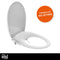EISL Bidet Douche WC-zitting Opzetstuk - Soft Close - Afklikbaar, wit